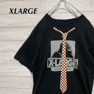 エクストララージ(XLARGE)のXLARGE Tシャツ ゴリラ ロゴプリント ネクタイ プリント ストリート(Tシャツ/カットソー(半袖/袖なし))