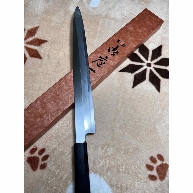 堺打刃物】柳刃300mm 尺寸 青一鋼 黒檀八角水牛柄 刺身包丁 | www