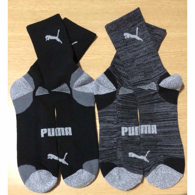 PUMA(プーマ)のPUMA メンズ用靴下 【3足セット】25〜27cm （黒）　※在庫限り！ メンズのレッグウェア(ソックス)の商品写真