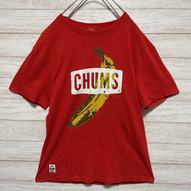 CHUMS(チャムス)のCHUMS ロゴTシャツ バナナ ペンギン 定番 メンズのトップス(Tシャツ/カットソー(半袖/袖なし))の商品写真