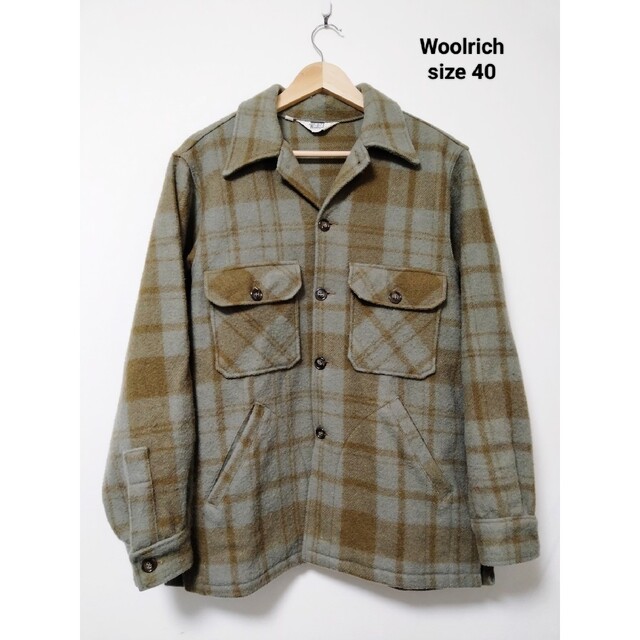 Woolrich ヴィンテージ 60s〜70s チェック ウールジャケットジャケット