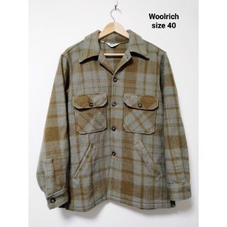 ウールリッチ(WOOLRICH)のWoolrich ヴィンテージ 60s〜70s チェック ウールジャケット(その他)