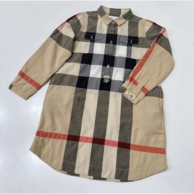 BURBERRY - BURBERRY バーバリー 110 キッズ チェック ワンピース
