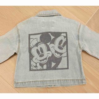 ザラキッズ(ZARA KIDS)のザラ ベビー ディズニー ミッキー ミニー デニム ジャケット(ジャケット/コート)