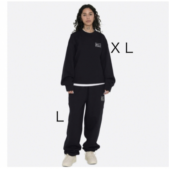 メンズStussy x Nike Wash Crew &Pants セットアップ