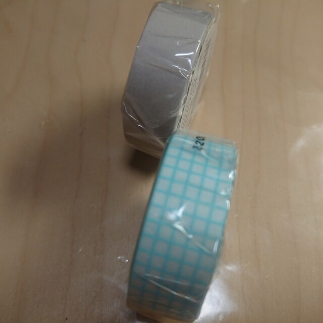 くすみカラー!mt無地パステルココア&方眼ミントブルーマスキング ...