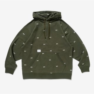 ダブルタップス(W)taps)のACNE HOODY CTPL. TEXTILE olive XL(パーカー)