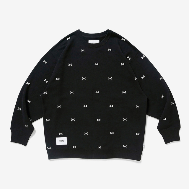 W)taps(ダブルタップス)のACNE SWEATER CTPL. TEXTILE BLACK XL メンズのトップス(パーカー)の商品写真