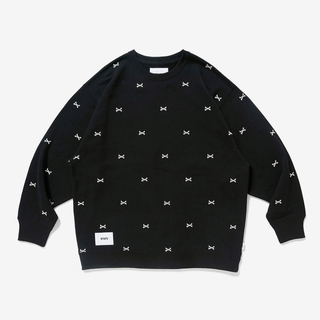 ダブルタップス(W)taps)のACNE SWEATER CTPL. TEXTILE BLACK XL(パーカー)