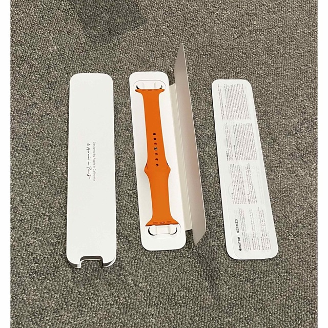 美Apple watch HERMES 45mm対応 スポーツバンドラバー-