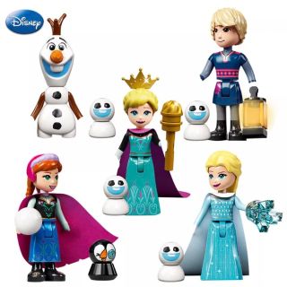 アナトユキノジョオウ(アナと雪の女王)のアナ雪　レゴ互換　ミニフィグ　セット　人形(キャラクターグッズ)