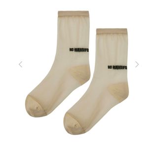 アメリヴィンテージ(Ameri VINTAGE)の【シアーのみ】UND ANNABELLE PRINT SOCKS(ソックス)