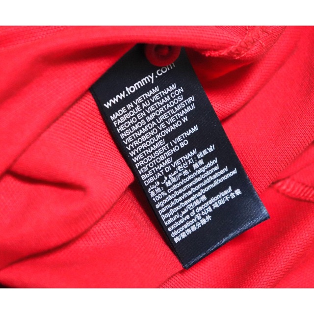 TOMMY HILFIGER(トミーヒルフィガー)の《トミーヒルフィガー》新品 フラッグ刺繍 レギュラーフィット ポロシャツ M メンズのトップス(ポロシャツ)の商品写真