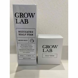 GROWLAB グロウラボ　メディケイテッドスカルプフォーム 100ml　ブラシ