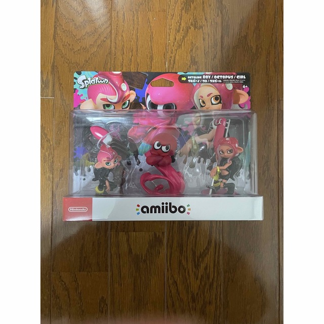 amiibo トリプルセット　スプラトゥーン　タコ　タコボーイ　タコガール エンタメ/ホビーのフィギュア(ゲームキャラクター)の商品写真