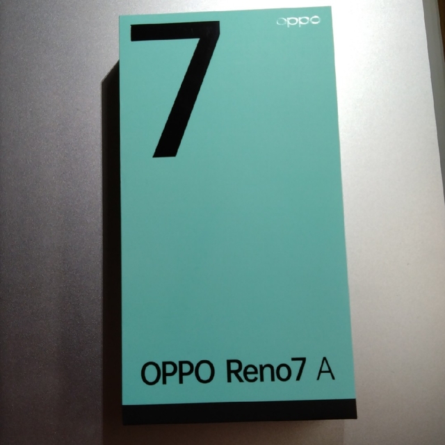 【新品未使用】OPPO Reno7 A ブラック 128GB