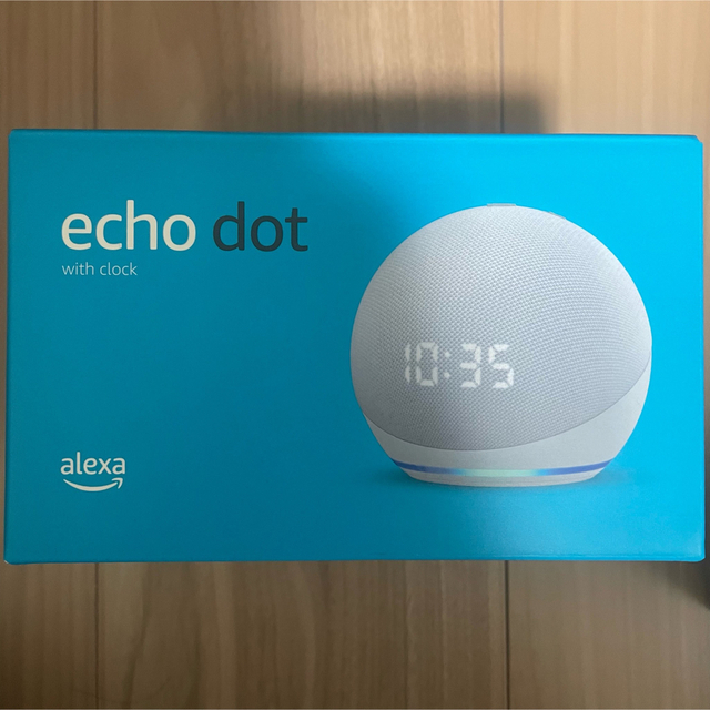 alexa echo dot 第4世代　時計付き