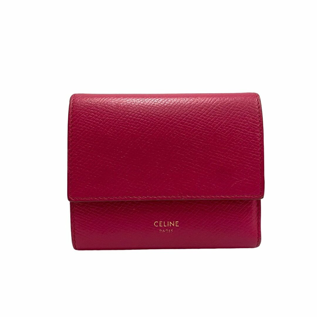 財布 極 美品 箱 袋付 CELINE セリーヌ マルチファンクション スモール