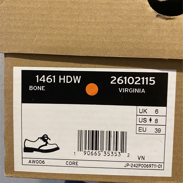 正規品】 【レア】Dr.Martens 3ホール UK4(23)ローファー ホワイト 白