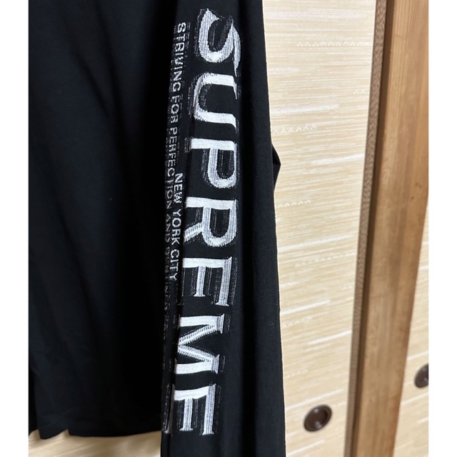Supreme(シュプリーム)のシュプリーム　袖ロゴ　ロンT 2022A/W メンズのトップス(Tシャツ/カットソー(七分/長袖))の商品写真