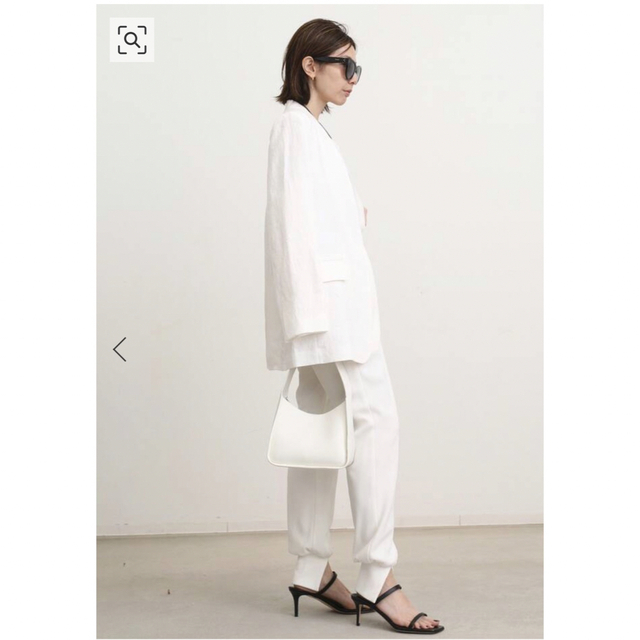 L'Appartement DEUXIEME CLASSE(アパルトモンドゥーズィエムクラス)の✨新品【Col Pierrot /コル ピエロ】Rib Pants(WHITE) レディースのパンツ(カジュアルパンツ)の商品写真