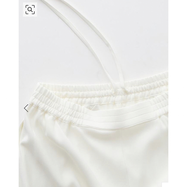 L'Appartement DEUXIEME CLASSE(アパルトモンドゥーズィエムクラス)の✨新品【Col Pierrot /コル ピエロ】Rib Pants(WHITE) レディースのパンツ(カジュアルパンツ)の商品写真