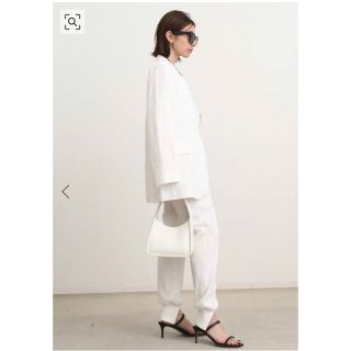 アパルトモンドゥーズィエムクラス(L'Appartement DEUXIEME CLASSE)の✨新品【Col Pierrot /コル ピエロ】Rib Pants(WHITE)(カジュアルパンツ)