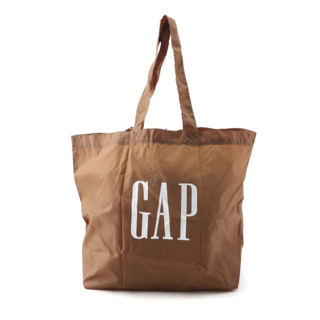 GAP(ギャップ)の新品⭐︎Gapロゴ BIGエコバッグ ギャップ バッグ ブラウン レディースのバッグ(エコバッグ)の商品写真