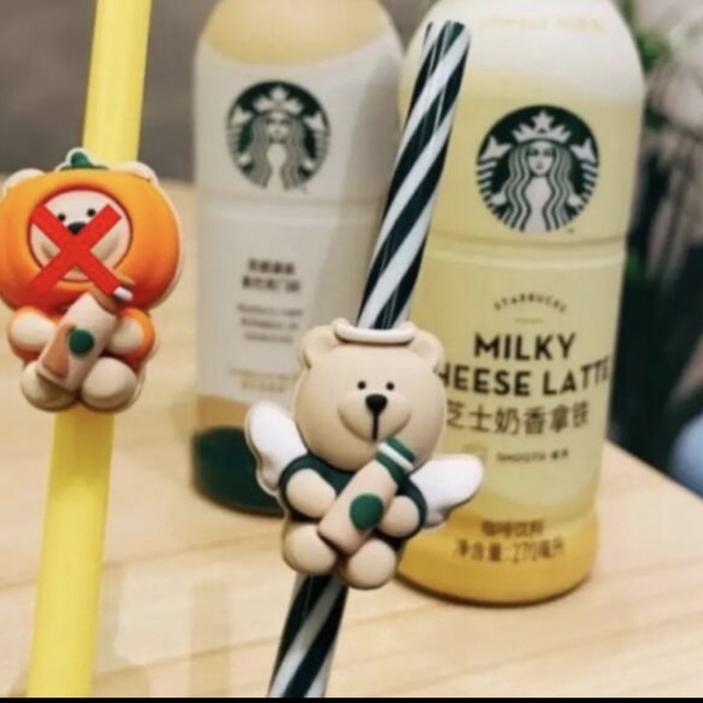 Starbucks Coffee(スターバックスコーヒー)の※在庫処分※  スタバ  ストロー  【グリーン】 インテリア/住まい/日用品のキッチン/食器(カトラリー/箸)の商品写真