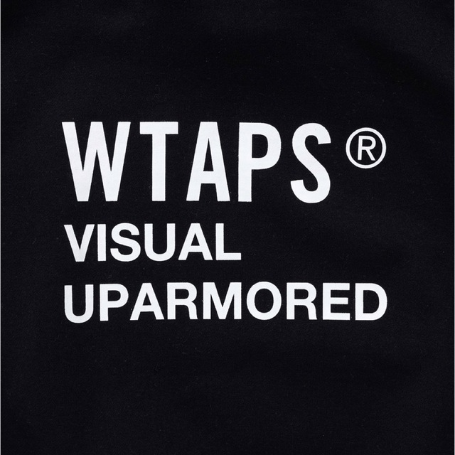 W)taps(ダブルタップス)のWTAPS VISUAL UPARMORED HOODY BLACK Sサイズ メンズのトップス(パーカー)の商品写真