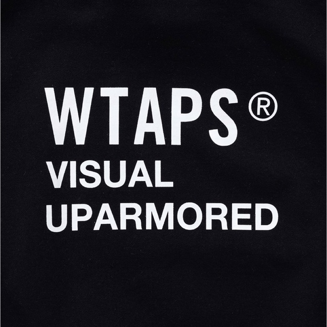 W)taps(ダブルタップス)のWTAPS VISUAL UPARMORED HOODY BLACK Lサイズ メンズのトップス(パーカー)の商品写真