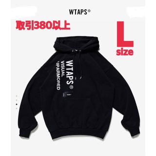 ダブルタップス(W)taps)のWTAPS VISUAL UPARMORED HOODY BLACK Lサイズ(パーカー)