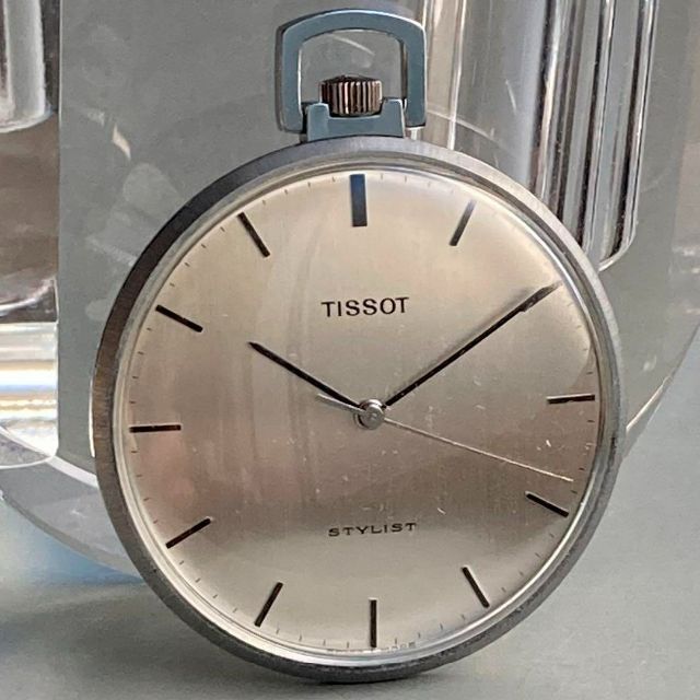 不動品】ティソ TISSOT アンティーク 懐中時計 手巻き シルバー