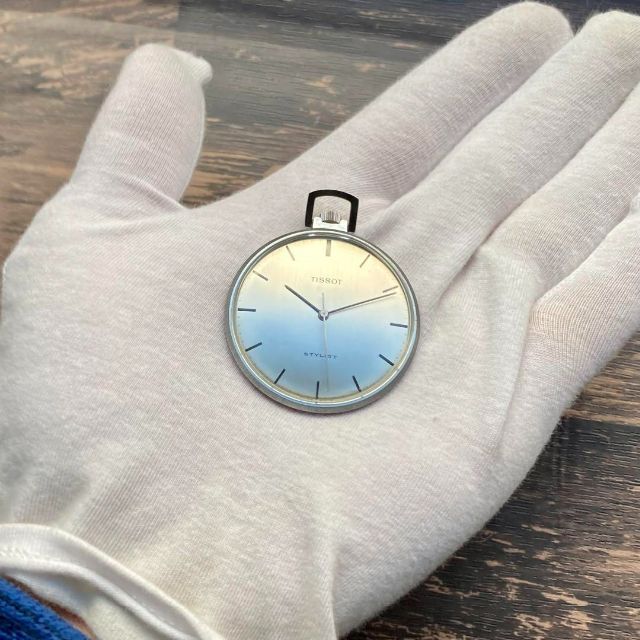 不動品】ティソ TISSOT アンティーク 懐中時計 手巻き シルバー