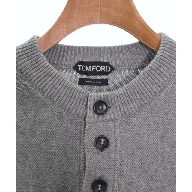 TOM FORD トムフォード ニット・セーター 46(M位) グレー