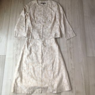 ローラアシュレイ(LAURA ASHLEY)の未使用 未着 LAURA ASHLEY ローラ アシュレイ 綿麻花柄セットアップ(スーツ)