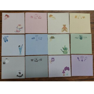 DELFONICS フェイブメモ 6色×2柄おすそわけセット(カード/レター/ラッピング)