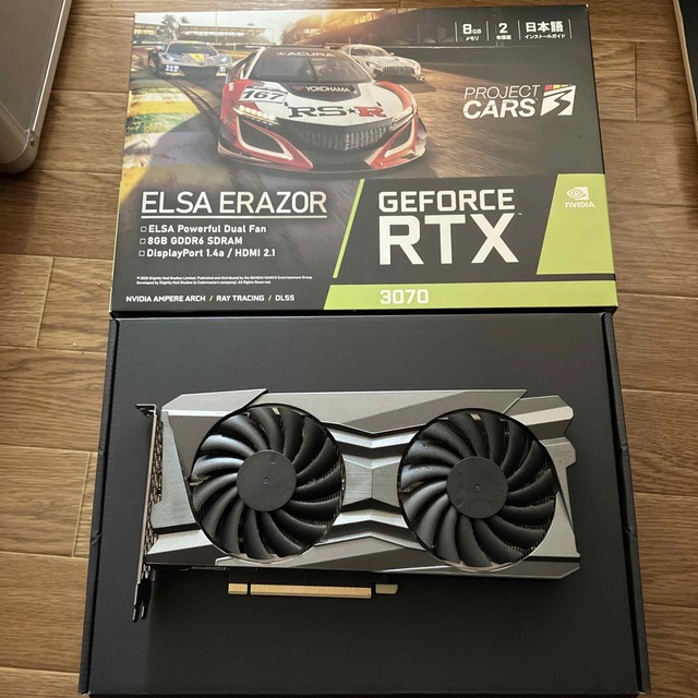 ELSA GeForce RTX3070 ERAZORPCパーツ