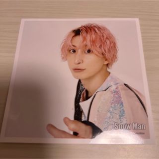 スノーマン(Snow Man)のSnowMan 佐久間大介　ましかくフォト　１枚(アイドルグッズ)