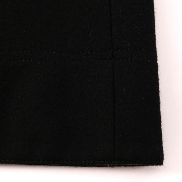 BURBERRY(バーバリー)のバーバリー フレアスカート 無地 ひざ丈 日本製 ウール混 レディース 34サイズ ブラック BURBERRY レディースのスカート(その他)の商品写真