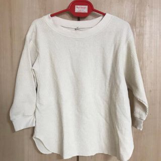 ユニクロ(UNIQLO)の値下げ★ユニクロ★ ワッフルクルーネックTシャツ 七分袖(カットソー(長袖/七分))