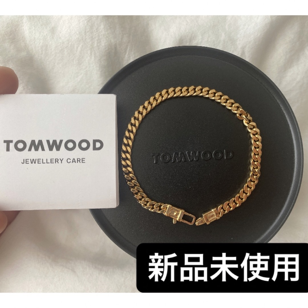 メンズ【新品】Tom Wood ゴールドブレスレット