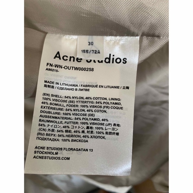 Acne Studios トレンチコート スプリングコート