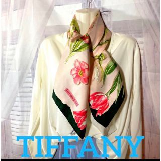 Tiffany & Co. - ティファニー TIFFANY チューリップ柄 シルク