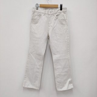 トーガ(TOGA)のTOGA 新品タグ付 DENIM PANTS 定価29700円 ブーツカット サイズ44 TV22-FF322  デニムパンツ 22AW オフホワイト メンズ トーガ【中古】3-0205G∞(デニム/ジーンズ)