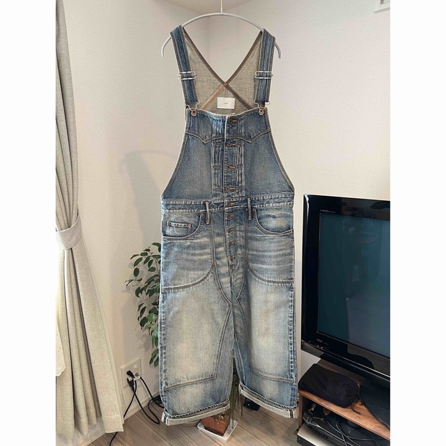 22ss sugarhill FADED DENIM OVERALL