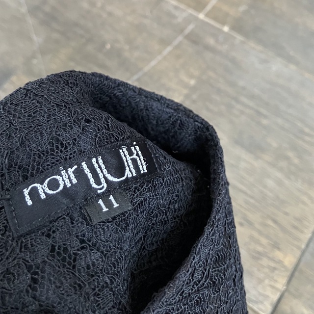 NOIR(ノワール)のnoir YUKI  ブラックフォーマル　3点　セット　レース　スーツ　スカート レディースのフォーマル/ドレス(礼服/喪服)の商品写真