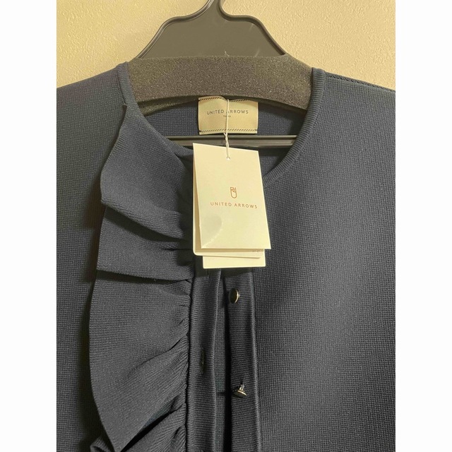 UNITED ARROWS - 新品未使用タグ付 UNITED ARROWS p フリルニット