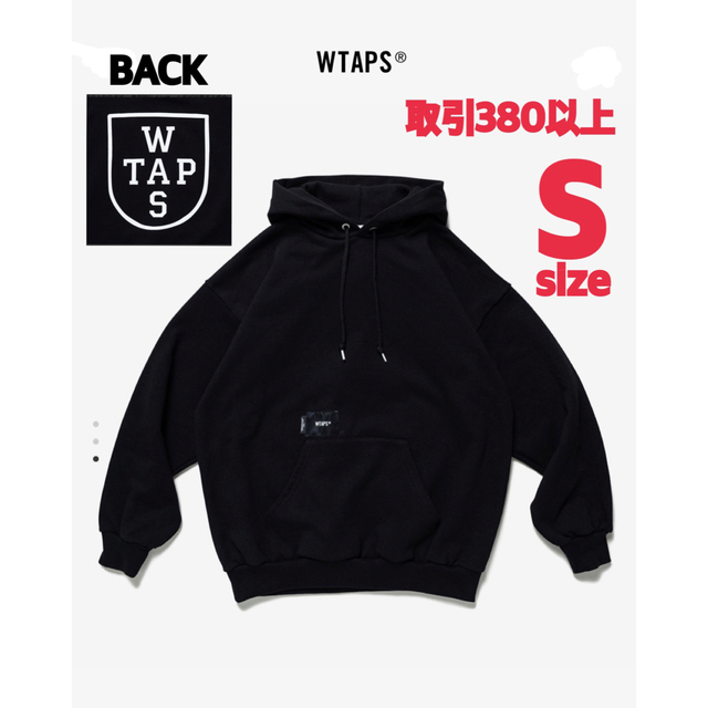 W)taps(ダブルタップス)のWTAPS 2022FW CRST HOODY BLACK Sサイズ メンズのトップス(パーカー)の商品写真