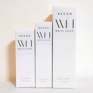 ベキュア(VECUA)のVECUA　ホワイトクリア　デュアルブライト　化粧水　乳液　美容液　3本セット(その他)